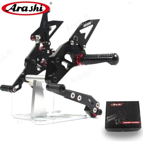 Arashi GSXR1000 2009-2016 CNC Rider Adjustable Foot Pegs Footrest For SUZUKI GSXR 1000 2009 2010 2012 2013 2014 2015 2016 K9