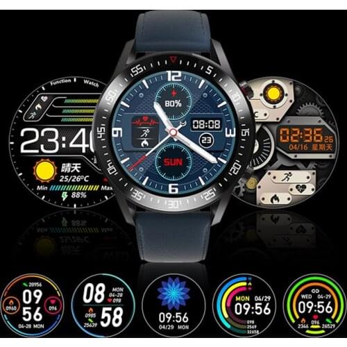 2020 Fashion Full Circle Touch Screen Smart Watches for Men IP68 Waterproof Sports Fitness Mens Watch Call Remind Wristwatches