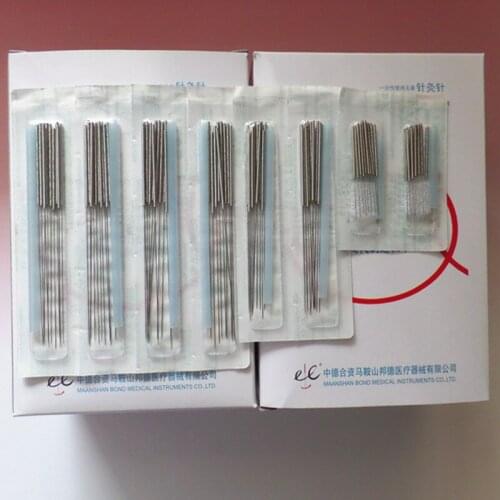 EACU disposable sterile acupuncture needle CE/FDA acupuncture massage tube needle size 0.16/0.18/0.20/0.22/0.25/0.30mm