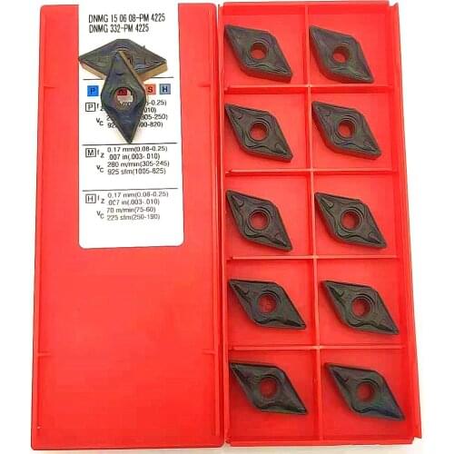 Lathe tool DNMG150608 PM4225 DNMG 150608 External turning tool Carbide inserts High quality machine tool accessories inserts