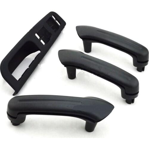 BBQ@FUKA Plastic 5pcs Inner 4 Door 3 Colors Available Window Control Panel + Handle Cover Trim Fit For Golf Jetta Mk4 1999-2004
