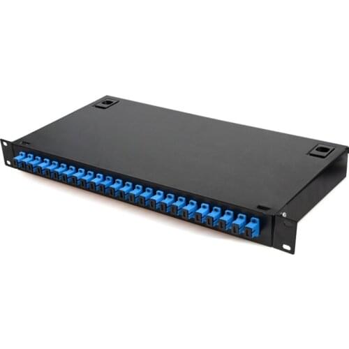 Fiber optic terminal box 24 core SC PC UPC with adapter pigtail 24 Ports FTTH Fiber optical Patch Panel OEM distribution frame