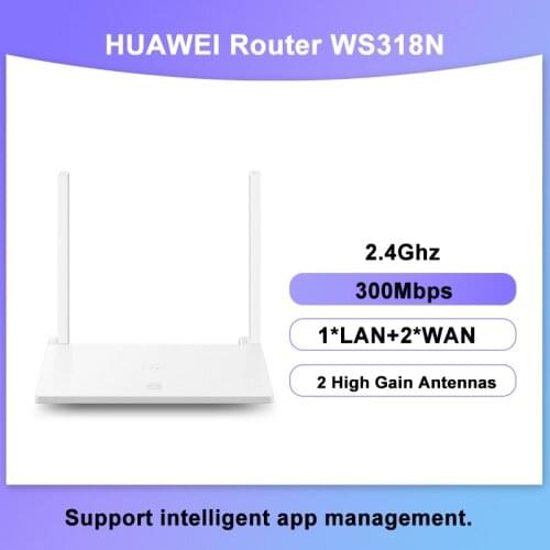 European Version HUAWEI WS318n Wifi Router 2.4Ghz 300Mbps Wireless Router Wifi Repeater with 2 High Gain Antennas