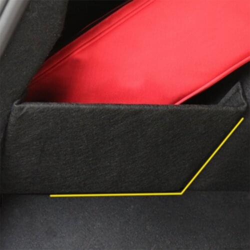 1pcs Car Trunk Side Storage Organizer, Both Side Trunk Storage Partition Board Rear Box for Tesla Model 3