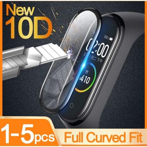 3D Screen Protector for Xiaomi MI band 4 5 6 Soft film strap Mi band Smart Watch Miband Full Screen Protective miband 4 5 6 Film