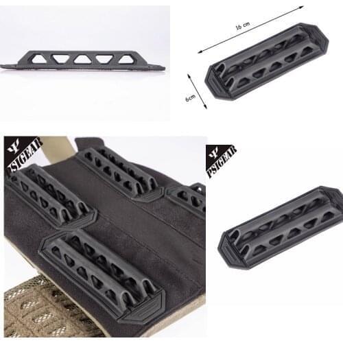 4pcs Outdoor Sports Tactical Vest Soft Breathable Support Breathable Pads Vest Accessories