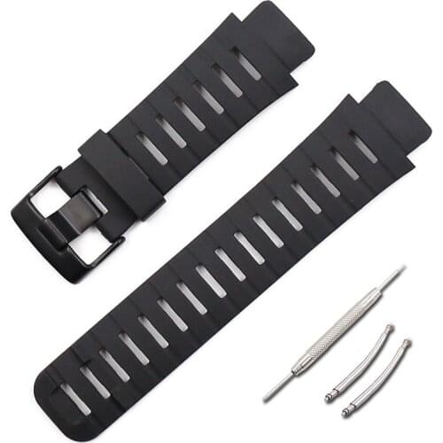 Watch accessories rubber strap men for SUUNTO X-LANDER Landes Spartan Warrior Seals Sports Waterproof Watch Strap watch band