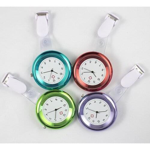Pockets Watch Fashion Womens Watch Round Numeral Analog Quartz Clip-On Nurse Brooch Doctor Pocket Watch New Accessories