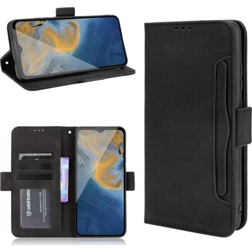 For ZTE Blade A51 Case 6.52" Multi-function card slot Leather Book Flip Design Wallet Cover For ZTE Blade A51 Case