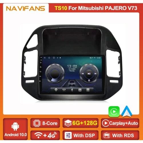 IPS HD Screen Android 11 DSP Car Receiver For Mitsubishi Pajero V73 V77 V75 V68 1997 2004-2011 Audio Video Recorder WIFI BT 5.0
