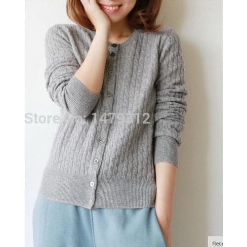 Hemp Flowers Cardigan Cashmere Sweater Female Sleeve Head Sweater Thickening Free Shipping