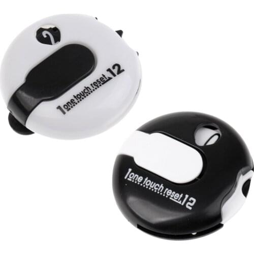 2 Pieces Mini Golf Score Counter Scorekeeper Scoring Tool Clip On Glove