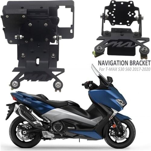 Motorcycle Windscreen Phone Navigation Bracket USB Wireless Charging Mounting Holder For YAMAHA TMAX 530 T-MAX 530 2017-2020