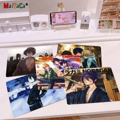 MaiYaCa New Designs Noragami yato Anime DIY Design Pattern Game mousepad Smooth Writing Pad Desktops Mate gaming mouse pad
