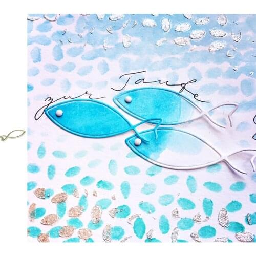 Metal Cutting Dies Cut Die Mold Fish Decoration Scrapbook Paper Craft Knife Mould Blade Punch Stencils Dies