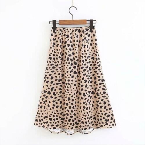 Slim Leopard-print Halflength Skirt New Elastic Highwaist Half-length Printed Skirt plus size skirt sexy night club skirt QP037