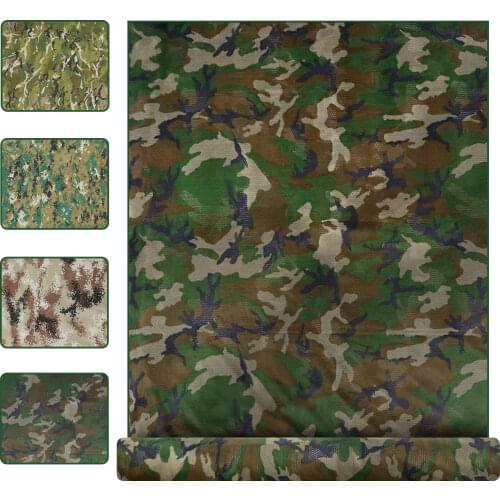75D Hunting Camo Burlap Camouflage Netting Covers Army Military Mesh Fabric Cloth Nets for Sun Shelter Camping Hunting Blind