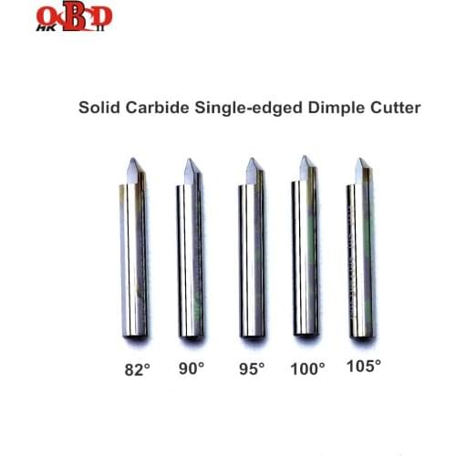 Raise 82/90/95/100/105/106Degree Carbide Single-edged End Milling Dimple Cutter Key Cutting Duplicating Machines Drill Bit Parts