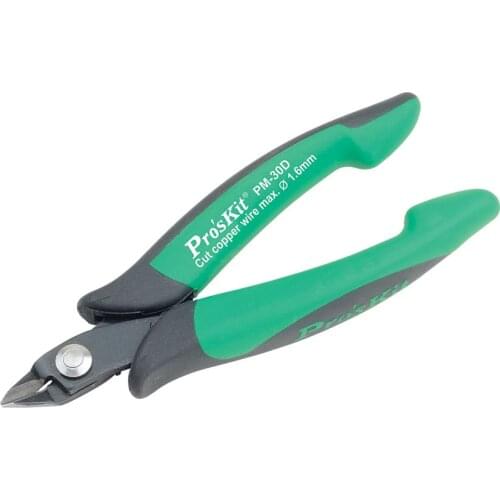 ProsKit PM-30D Double Color Thicker Knife Diagonal Cutting Pliers Oblique Mouth Pliers Electronic Cut Wire Cutters Repair Hand