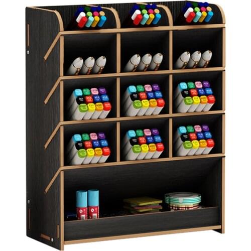 Pen creative cute learning blogger multifunctional storage box office desktop personality ornaments pen holder organizer
