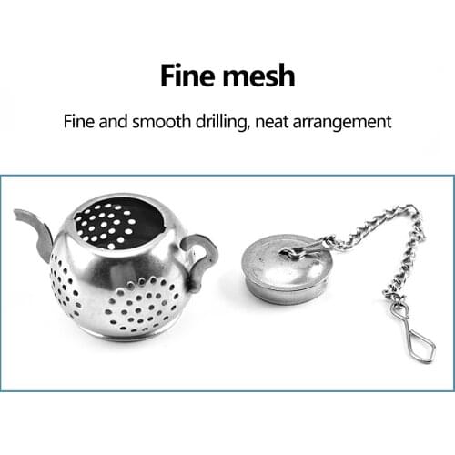 Tea Strainers Creative Household Stainless Steel Originality Durable Silver Cute Tea Infuser