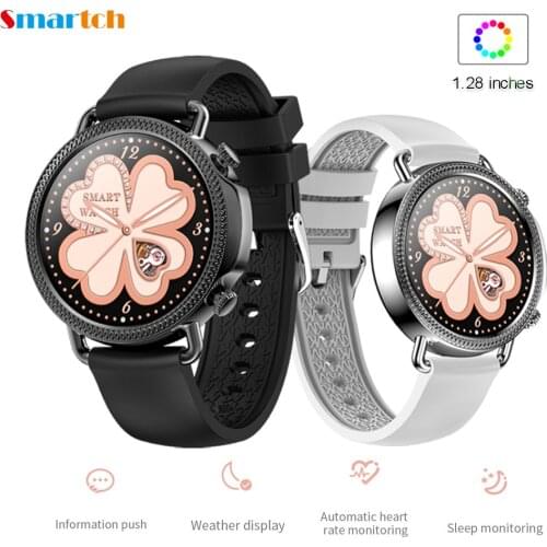 Hot Sale V25 Smart Watch Women Heart Rate Blood Pressure Monitoring Weather Forecast Smartwatches For Android IOS PK V23