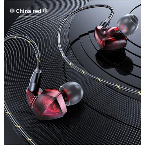 Stereo Bass Headphones Wired Earphones Sport Waterproof Earbuds In-ear Headphone Hifi Headset Gamer Headsets Music