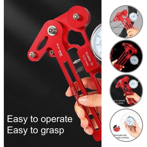 Aluminum Alloy High Quality Spoke Tension Tester Digital Scale Tool High Strength Spoke Bike Tester Reusable for Cycling