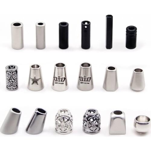 10pcs High Quality Metal End Stopper Cord Rope Ends Locks Lanyard Clips Fastener For Backpack Garment Drawstrings Accessory DIY