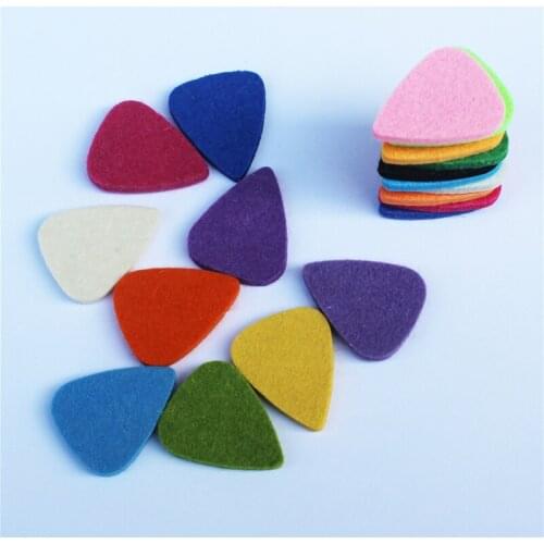 100pcs guitar felt picks 3MM thickness ukulele picks