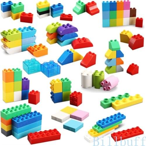 6Pcs Big Size Duploe Figures Set Big Particles Building Blocks Compatible Accessory With Duplo Accessory Diy Toys for Children