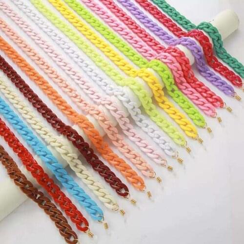 Acrylic Glasses Chain Fashion Chic Womens Reading Eyeglasses Anti-skid Chains Straps Hanging Neck Cord Sunglasses Accessories