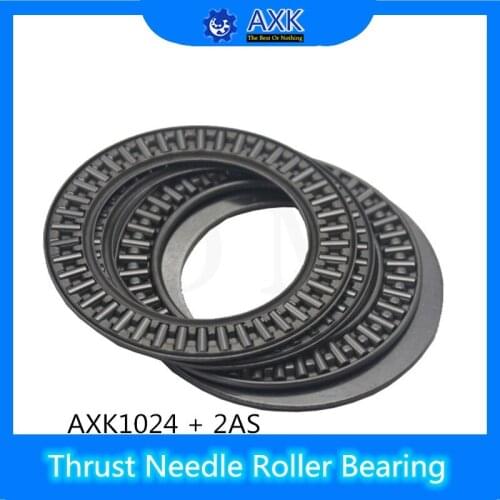 AXK1024 + 2AS Thrust Needle Roller Bearing With Two AS1024 Washers 10*24*4 mm ( 10 Pcs) Bearings