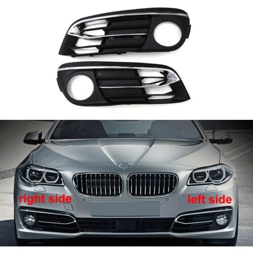For BMW 5 Series F18 528 525li 2014 2015 2016 2017 Fog Lamp Shell Front Bumper Grille Driving Lamp Cover Fog Light Cover