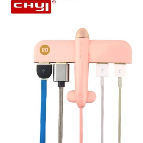 CHYI Multi USB Hub Cute Airplane Design USB Splitter 4 Ports USB 2.0 Hub Jet Airliner Hub Adapter For Computer Accessories