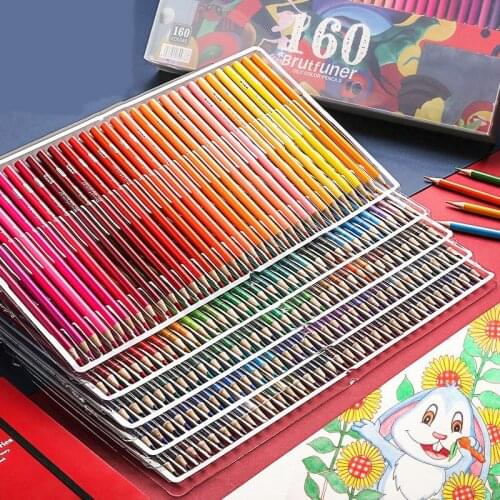 Multicolour 180 Colors Professional Watercolor Drawing Pencils Artist Painting Sketching Wood Color Pencil School Art Supplies