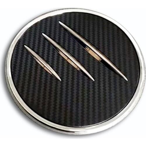 For Mazda CX-9 2017 Fuel tank cap ABS chrome carbon fiber