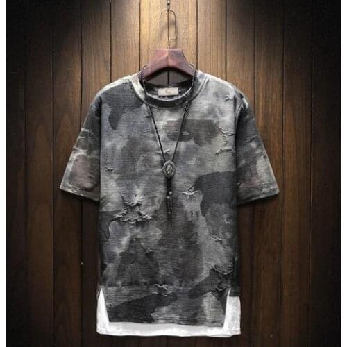 MKASS Mens Camouflage T-Shirts