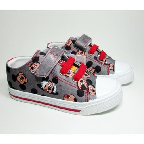 Disney cartoon Mickey mouse new boys and girls casual shoes non-slip wear-resistant canvas shoes wild Korean sneakers