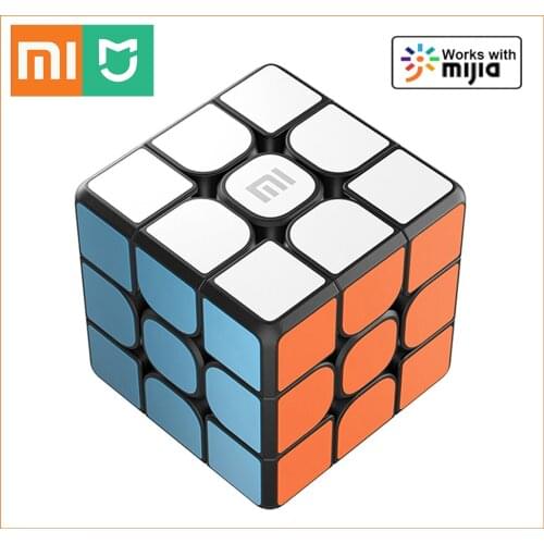 Original Xiaomi Smart Magic Cube Bluetooth 3D Dynamic Teaching Six Axis Sensor Work With Mijia APP for Science Education Toys