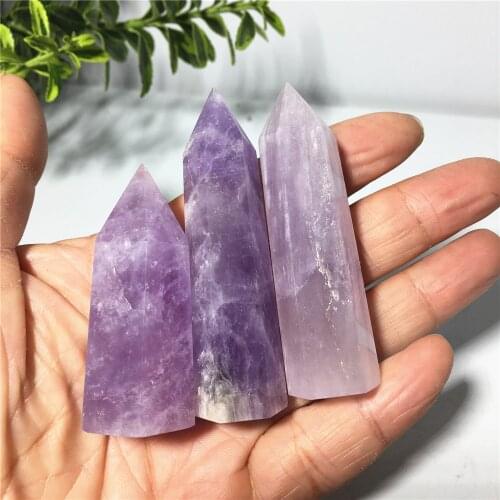 Natural amethyst QUARTZ CRYSTAL wand(5-7cm)