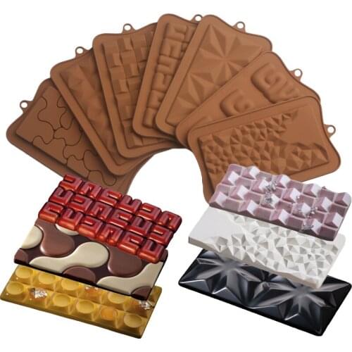SHENHONG Candy Chunks Baking Tools Chocolate Mold Non-Stick Silicone Mould Pastry Decoration Child Gift Kitchen Accessories