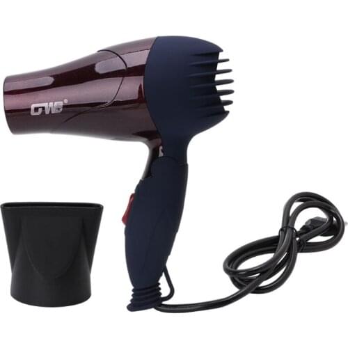 GW555 Foldable Hair Blow Dryer Low Noise Traveller Household Blower 220V EU Plug