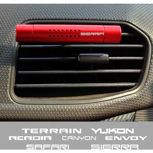 Car Aromatherapy For GMC Acadia Canyon Envoy Safari Sierra Yukon XL ACADIA Car Air Freshener Air Outlet Aromatherapy Clip Sticks