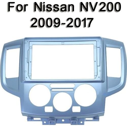 For Nissan NV200 2009 ~2017 Car Fascias Navigation Frame Dash Kit car radio frame For 9" Universal Android Multimedia Player