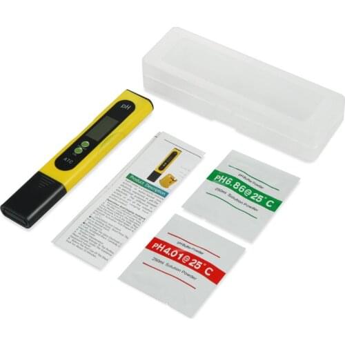 Digital ATC PH Meter Tester for Aquarium Pool Water Wine Drink Food Quality Analyzer LCD Pen PH Monitor Auto-calibration