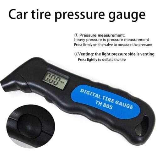 For TG105 LCD Digital Car Tire Air Pressure Gauge Tyre Pressure Manometer Barometers Meter Tester For Motor Bike Truck Vehicle