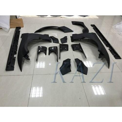 Dream2021 Fit For Mustang 15-17 Ford Refitting Special Flame Wide Body Size Enveloping Front Lip Leaf Plate Suit