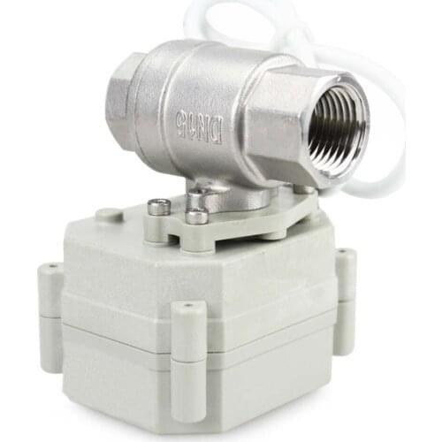HSH-Flo 1/2" DN15 2 Way SS304 Motorized Ball Valve,NPT/BSP Electrical Ball Valve