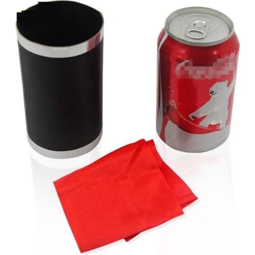 Vanishing Coke Can - Silk And Cane,Magic Tricks,Magic Props,Accessories,Card,Stage Magia Toys,Illusions,Close-Up,Comedy,Gimmick